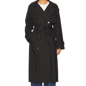 Elodie Mason Trench Coat in Black size S